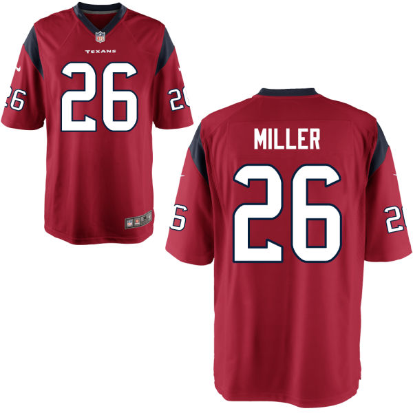 Houston Texans #26 Lamar Miller Red Game Jersey Houston Texans #26 Lamar Miller Red Game Jersey