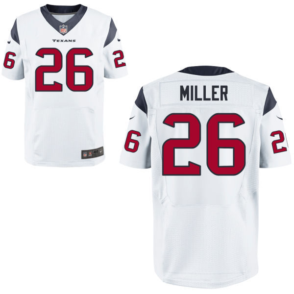 Houston Texans #26 Lamar Miller White Elite Jersey