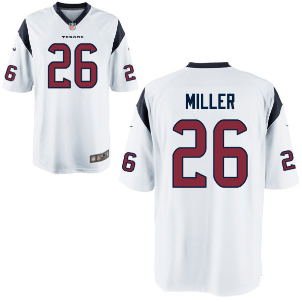 Houston Texans #26 Lamar Miller White Game Jersey