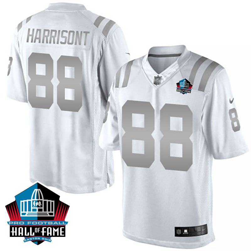Indianapolis Colts #88 Marvin Harrison White Platinum Limited Jersey