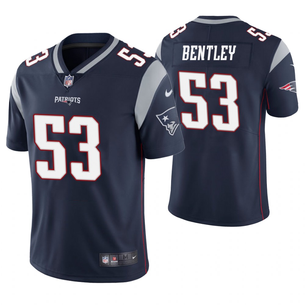 New England Patriots #53 Ja'Whaun Bentley Navy Vapor Untouchable Limited Jersey New England Patriots #53 Ja'Whaun Bentley Navy Vapor Untouchable Limited Jersey