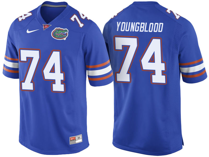 Jack Youngblood #74 Florida Gators Royal Blue College Football Jersey Jack Youngblood #74 Florida Gators Royal Blue College Football Jersey