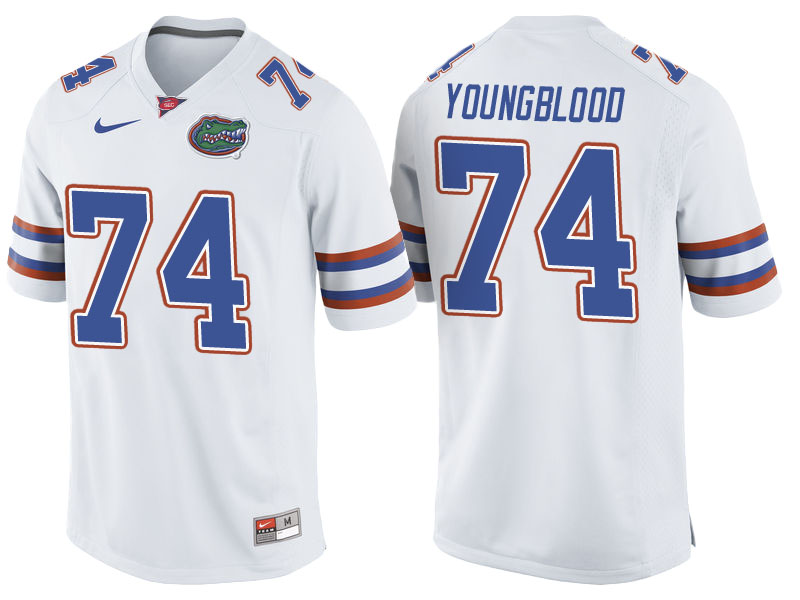Jack Youngblood #74 Florida Gators White College Football Jersey Jack Youngblood #74 Florida Gators White College Football Jersey