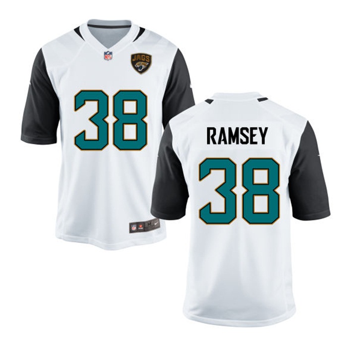 Jacksonville Jaguars #38 Jalen Ramsey White Game Jersey Jacksonville Jaguars #38 Jalen Ramsey White Game Jersey