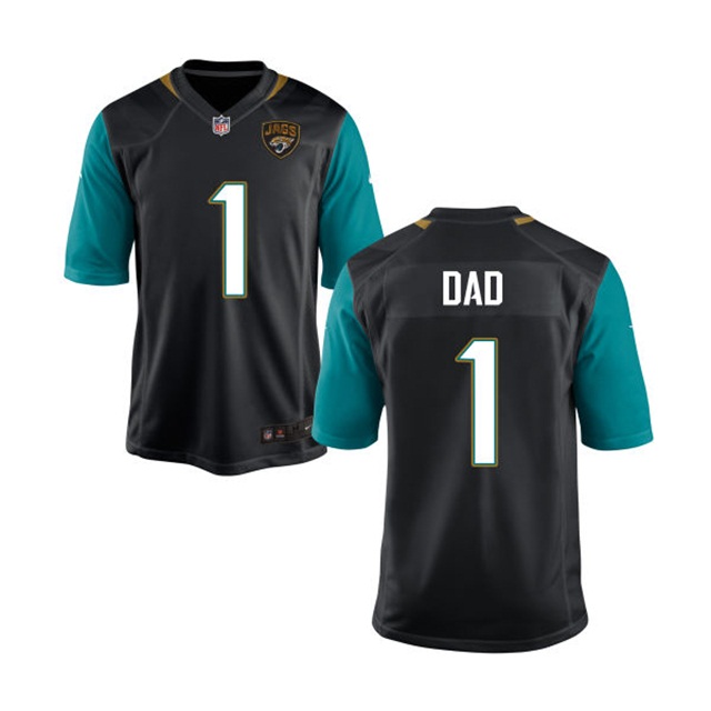 Jacksonville Jaguars Black #1 Dad Jersey - Father's Day