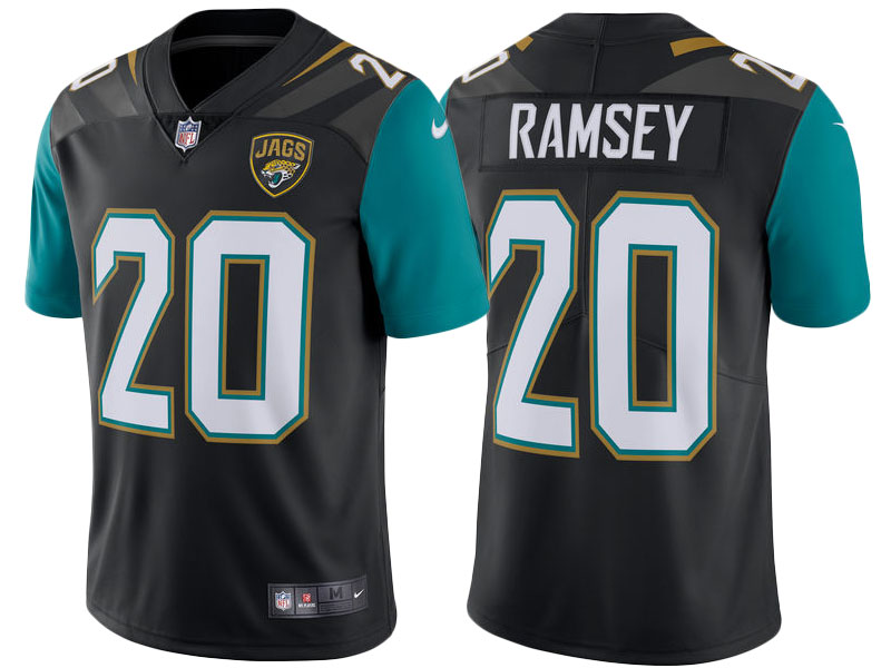 2017 Jacksonville Jaguars #20 Jalen Ramsey Black Vapor Untouchable Limited Jersey 2017 Jacksonville Jaguars #20 Jalen Ramsey Black Vapor Untouchable Limited Jersey