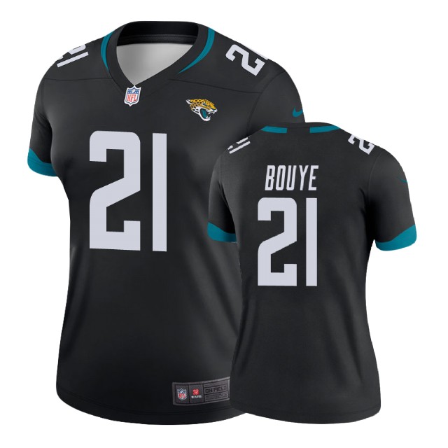 Women Jacksonville Jaguars #21 A. J. Bouye Black New 2018 Legend Jersey Women Jacksonville Jaguars #21 A. J. Bouye Black New 2018 Legend Jersey
