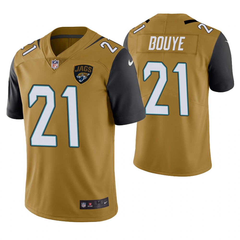 Jacksonville Jaguars #21 A. J. Bouye Gold Vapor Untouchable Color Rush Limited Player Jersey Jacksonville Jaguars #21 A. J. Bouye Gold Vapor Untouchable Color Rush Limited Player Jersey