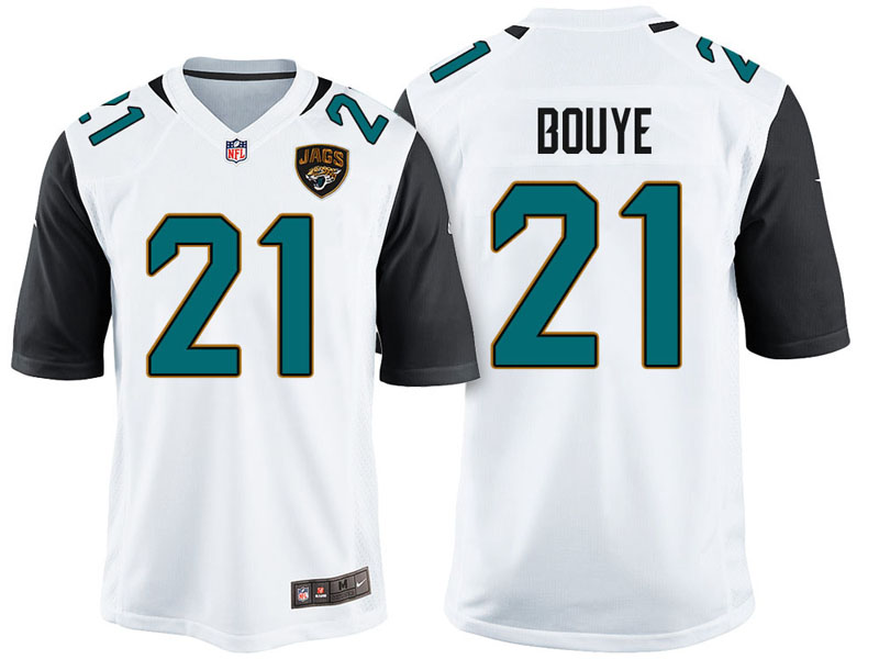 Jacksonville Jaguars #21 A.J. Bouye White Game Jersey Jacksonville Jaguars #21 A.J. Bouye White Game Jersey