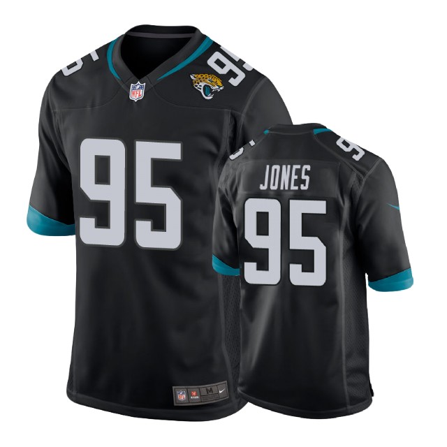 Jacksonville Jaguars #95 Abry Jones Black New 2018 Game Jersey Jacksonville Jaguars #95 Abry Jones Black New 2018 Game Jersey