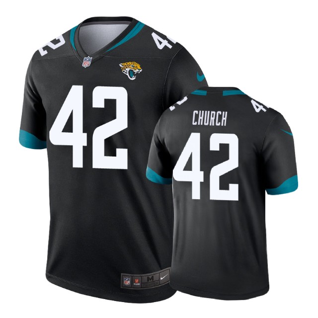 Jacksonville Jaguars #42 Barry Church Black New 2018 Legend Jersey Jacksonville Jaguars #42 Barry Church Black New 2018 Legend Jersey