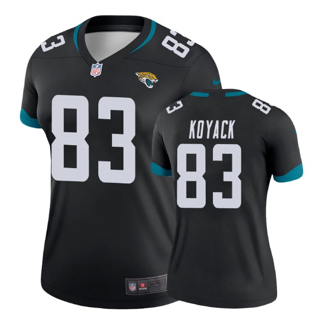 Women Jacksonville Jaguars #83 Ben Koyack Black New 2018 Legend Jersey Women Jacksonville Jaguars #83 Ben Koyack Black New 2018 Legend Jersey