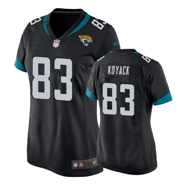 Women Jacksonville Jaguars #83 Ben Koyack Black New 2018 Game Jersey Women Jacksonville Jaguars #83 Ben Koyack Black New 2018 Game Jersey
