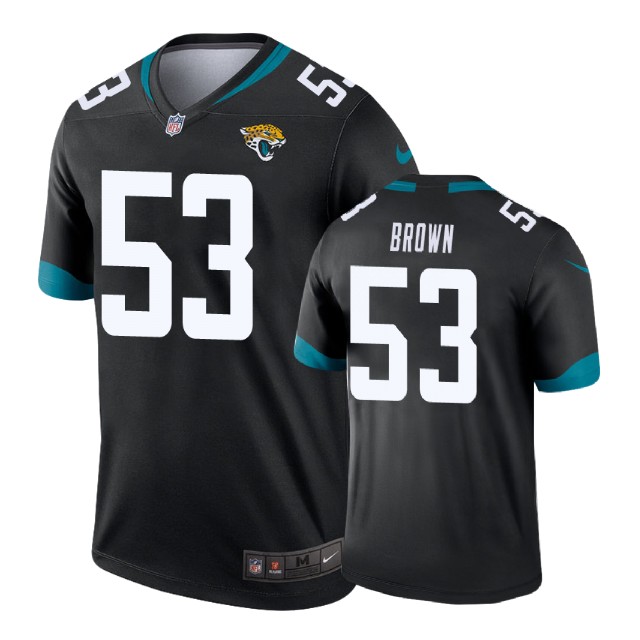 Jacksonville Jaguars #53 Blair Brown Black New 2018 Legend Jersey