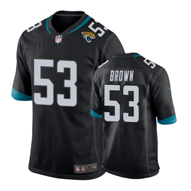 Youth Jacksonville Jaguars #53 Blair Brown Black New 2018 Game Jersey Youth Jacksonville Jaguars #53 Blair Brown Black New 2018 Game Jersey