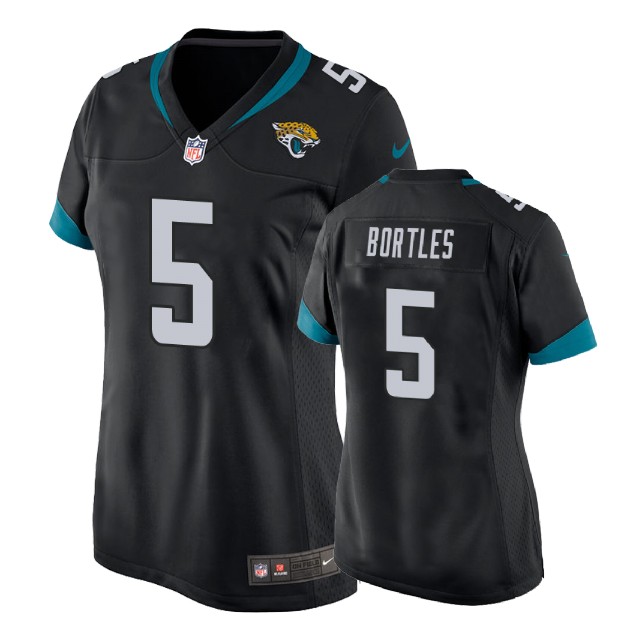 Women Jacksonville Jaguars #5 Blake Bortles Black New 2018 Game Jersey