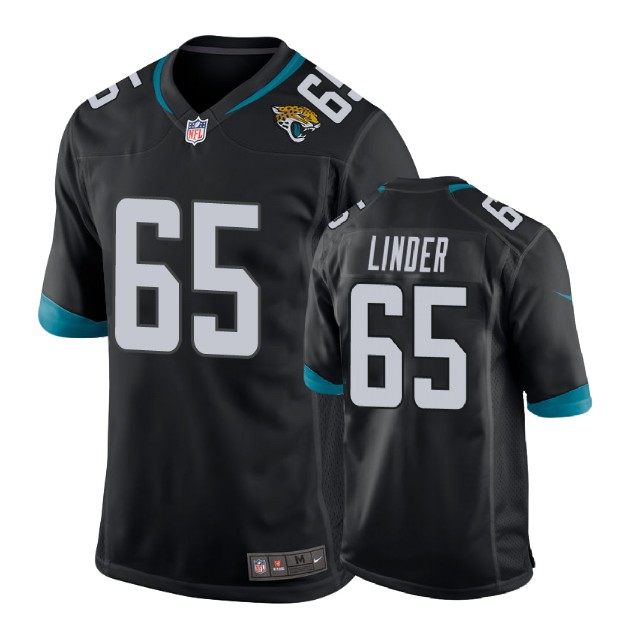 Jacksonville Jaguars #65 Brandon Linder Black New 2018 Game Jersey Jacksonville Jaguars #65 Brandon Linder Black New 2018 Game Jersey