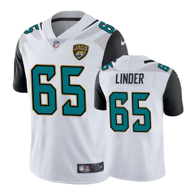Jacksonville Jaguars #65 Brandon Linder White Vapor Untouchable Limited Player Jersey Jacksonville Jaguars #65 Brandon Linder White Vapor Untouchable Limited Player Jersey