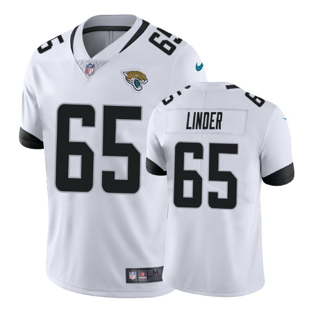 Jacksonville Jaguars #65 Brandon Linder White New 2018 Vapor Untouchable Limited Jersey Jacksonville Jaguars #65 Brandon Linder White New 2018 Vapor Untouchable Limited Jersey