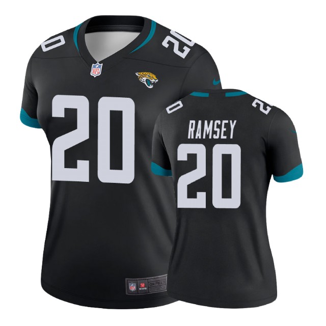 Women Jacksonville Jaguars #20 Jalen Ramsey Black New 2018 Legend Jersey Women Jacksonville Jaguars #20 Jalen Ramsey Black New 2018 Legend Jersey