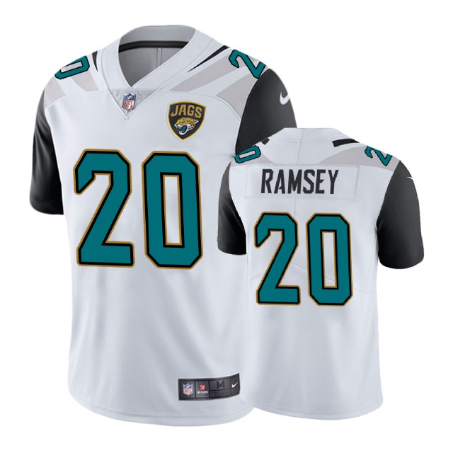 Jacksonville Jaguars #20 Jalen Ramsey White Vapor Untouchable Limited Player Jersey Jacksonville Jaguars #20 Jalen Ramsey White Vapor Untouchable Limited Player Jersey