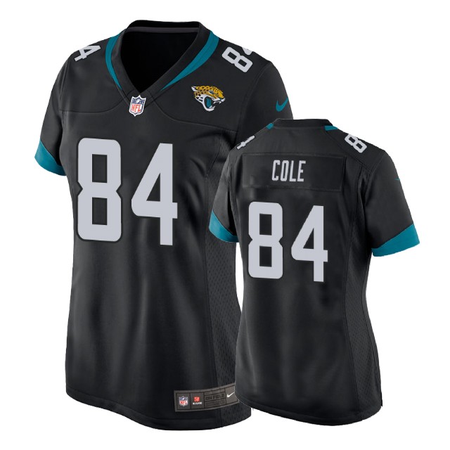 Women Jacksonville Jaguars #84 Keelan Cole Black New 2018 Game Jersey