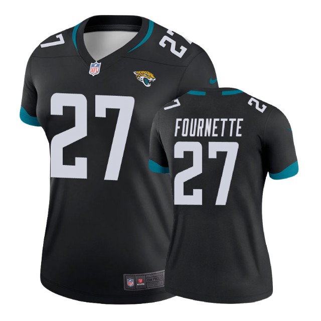 Women Jacksonville Jaguars #27 Leonard Fournette Black New 2018 Legend Jersey