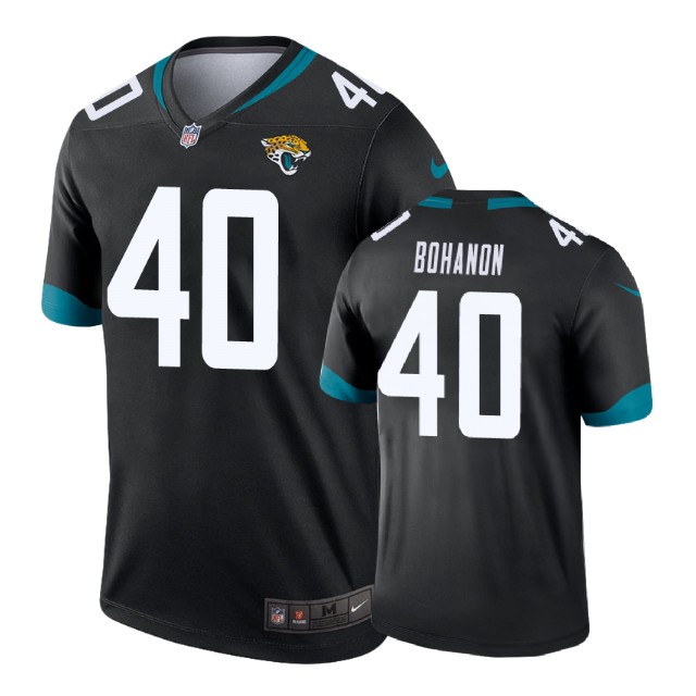 Jacksonville Jaguars #40 Tommy Bohanon Black New 2018 Legend Jersey