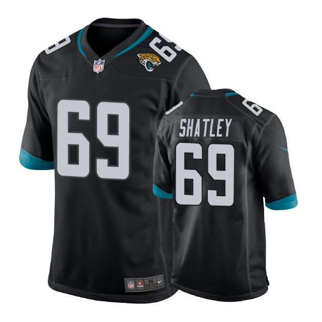Jacksonville Jaguars #69 Tyler Shatley Black New 2018 Game Jersey Jacksonville Jaguars #69 Tyler Shatley Black New 2018 Game Jersey