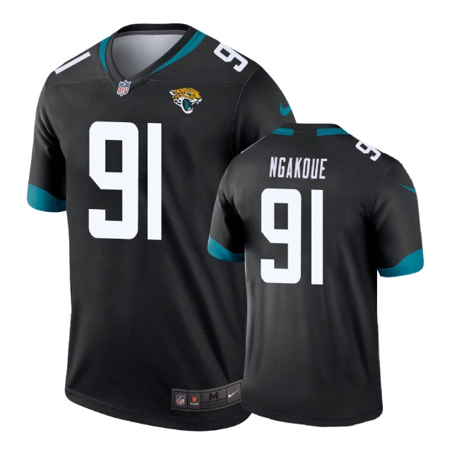 Jacksonville Jaguars #91 Yannick Ngakoue Black New 2018 Legend Jersey Jacksonville Jaguars #91 Yannick Ngakoue Black New 2018 Legend Jersey