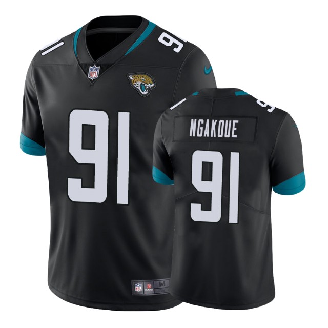 Jacksonville Jaguars #91 Yannick Ngakoue Black New 2018 Vapor Untouchable Limited Jersey Jacksonville Jaguars #91 Yannick Ngakoue Black New 2018 Vapor Untouchable Limited Jersey