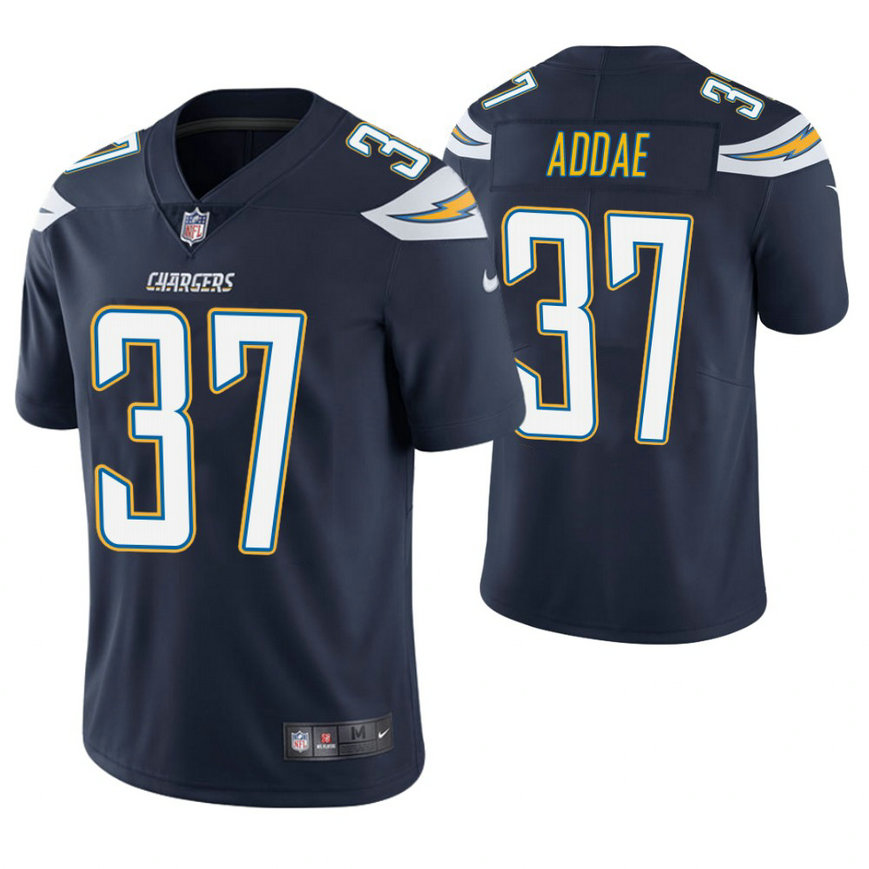 Los Angeles Chargers #37 Jahleel Addae Navy Vapor Untouchable Limited Player Jersey