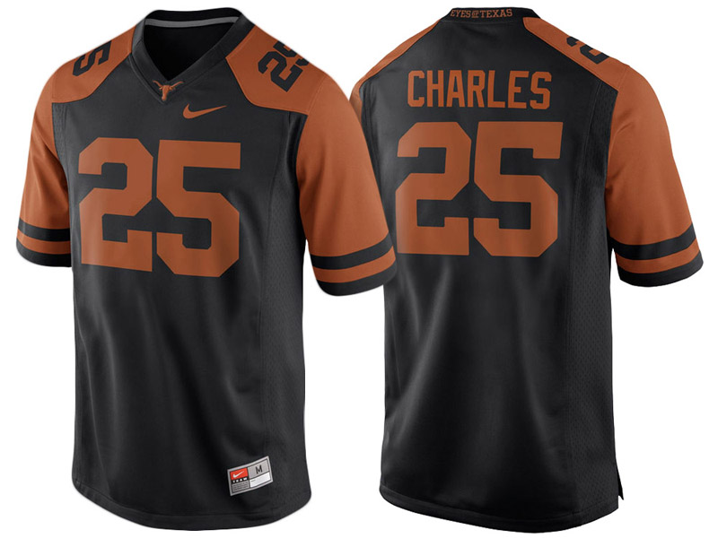 Jamaal Charles #25 Texas Longhorns Black College Football Jersey Jamaal Charles #25 Texas Longhorns Black College Football Jersey