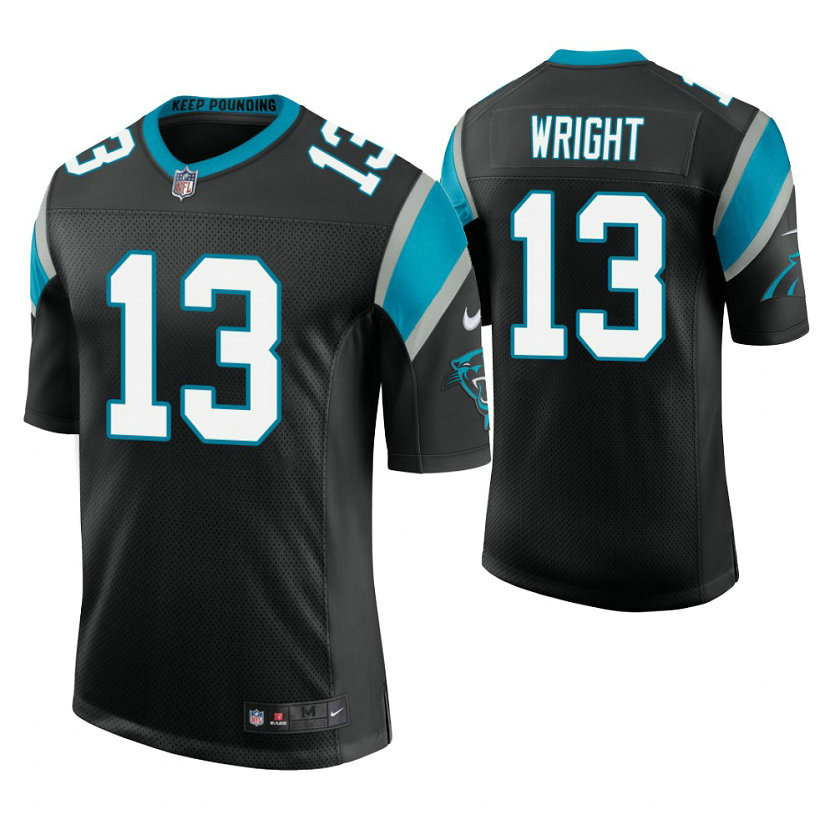 Carolina Panthers #13 Jarius Wright Black Vapor Untouchable Limited Player Jersey