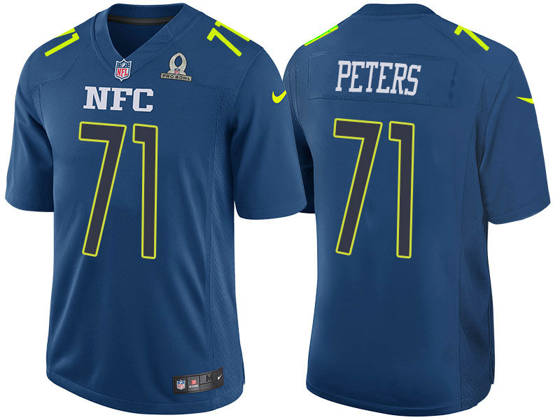 2017 Pro Bowl NFC Jason Peters Blue Game Jersey 2017 Pro Bowl NFC Jason Peters Blue Game Jersey