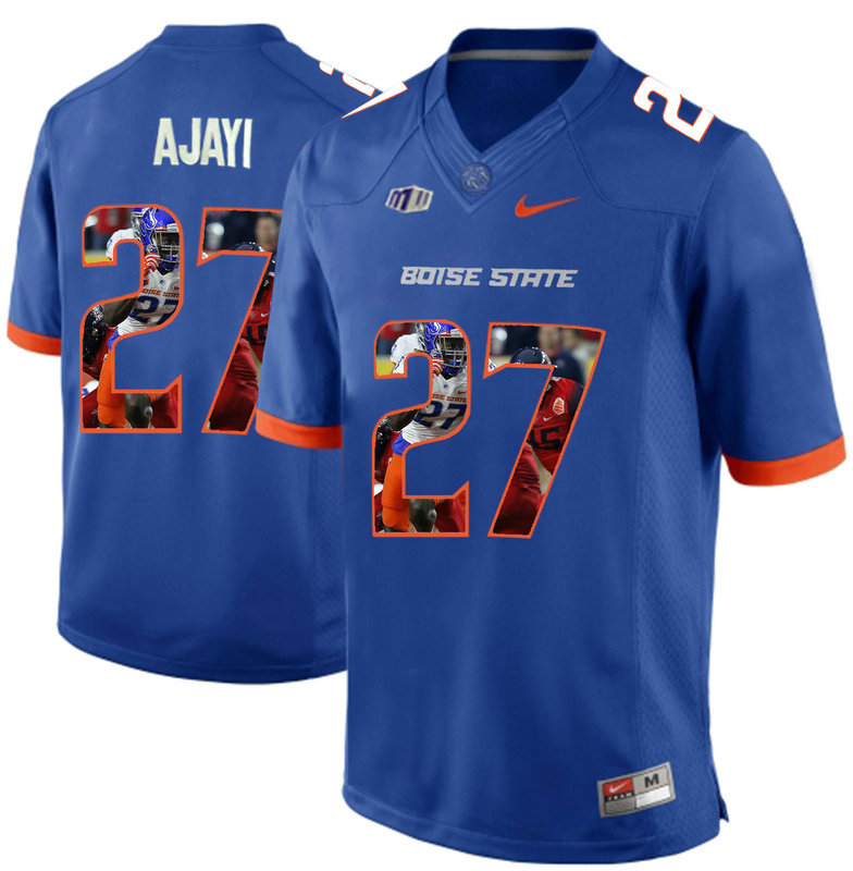 Jay Ajayi #27 Boise State Broncos Blue College Football Jersey Jay Ajayi #27 Boise State Broncos Blue College Football Jersey