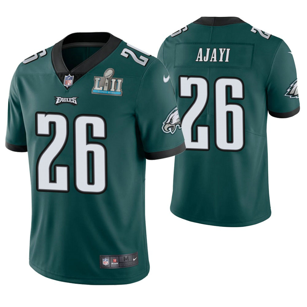 Philadelphia Eagles #26 Jay Ajayi Green Super Bowl LII Champions Limited Jersey Philadelphia Eagles #26 Jay Ajayi Green Super Bowl LII Champions Limited Jersey