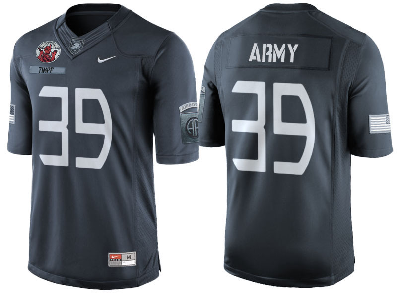 Jeremy Timpf #39 Army Black Knights Anthracite Airborne Tribute College Football Jersey Jeremy Timpf #39 Army Black Knights Anthracite Airborne Tribute College Football Jersey