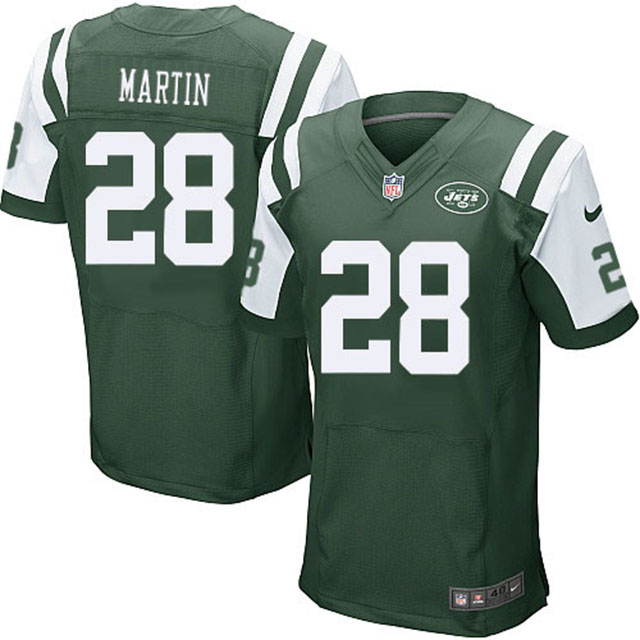 New York Jets #28 Curtis Martin Green Elite Jersey New York Jets #28 Curtis Martin Green Elite Jersey