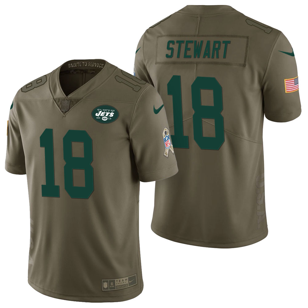 New York Jets #18 ArDarius Stewart Olive 2017 Salute to Service Limited Jersey New York Jets #18 ArDarius Stewart Olive 2017 Salute to Service Limited Jersey