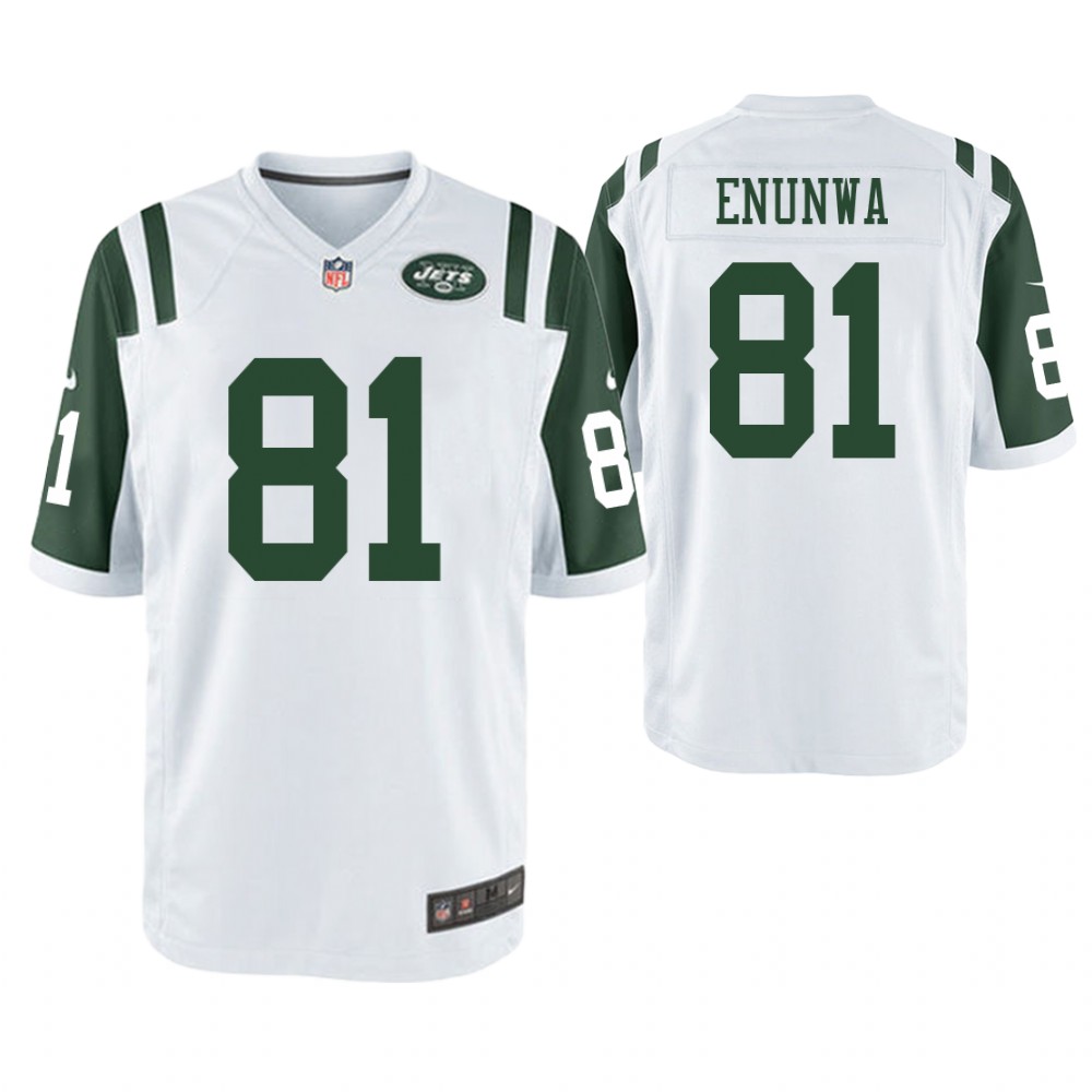 New York Jets #81 Quincy Enunwa White Game Jersey New York Jets #81 Quincy Enunwa White Game Jersey