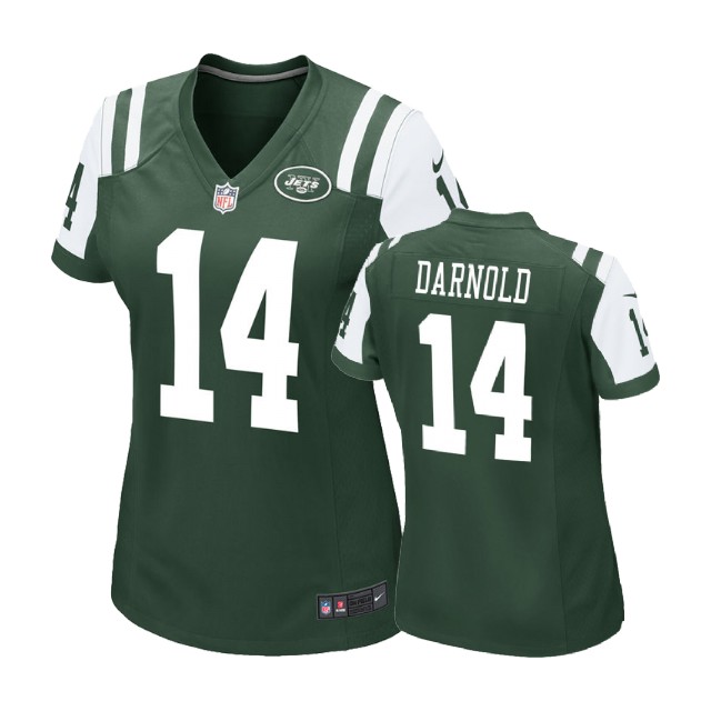 Women New York Jets #14 Sam Darnold Green 2018 Draft Pick Game Jersey Women New York Jets #14 Sam Darnold Green 2018 Draft Pick Game Jersey