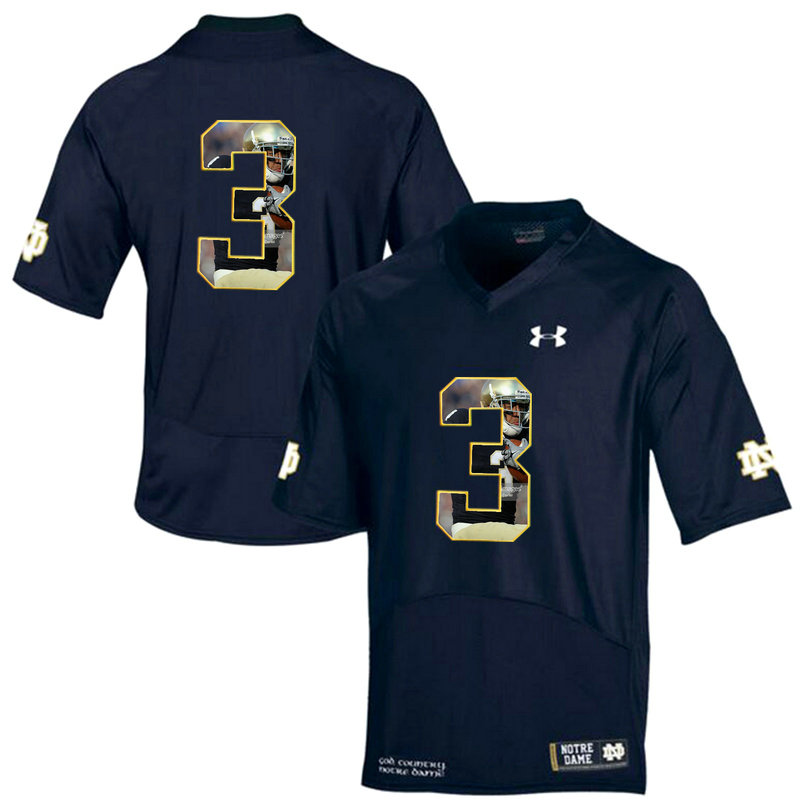 Joe Montana #3 Notre Dame Fighting Irish Blue College Football Jersey Joe Montana #3 Notre Dame Fighting Irish Blue College Football Jersey
