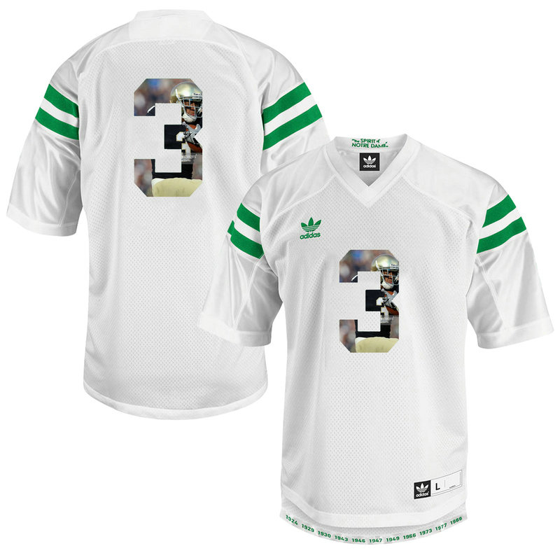Joe Montana #3 Notre Dame Fighting Irish White College Football Jersey Joe Montana #3 Notre Dame Fighting Irish White College Football Jersey