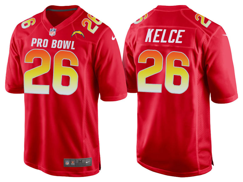 2018 Pro Bowl AFC Los Angeles Chargers #99 Joey Bosa Red Game Jersey