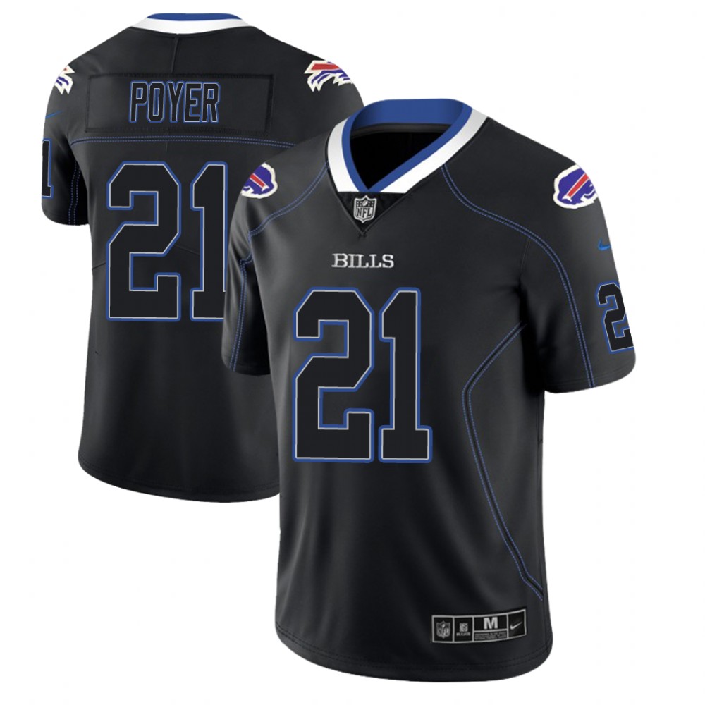Buffalo Bills #21 Jordan Poyer 2018 Lights Out Color Rush Limited Black Jersey Buffalo Bills #21 Jordan Poyer 2018 Lights Out Color Rush Limited Black Jersey