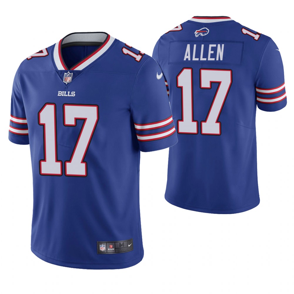 Buffalo Bills #17 Josh Allen Royal Vapor Untouchable Limited Player Jersey