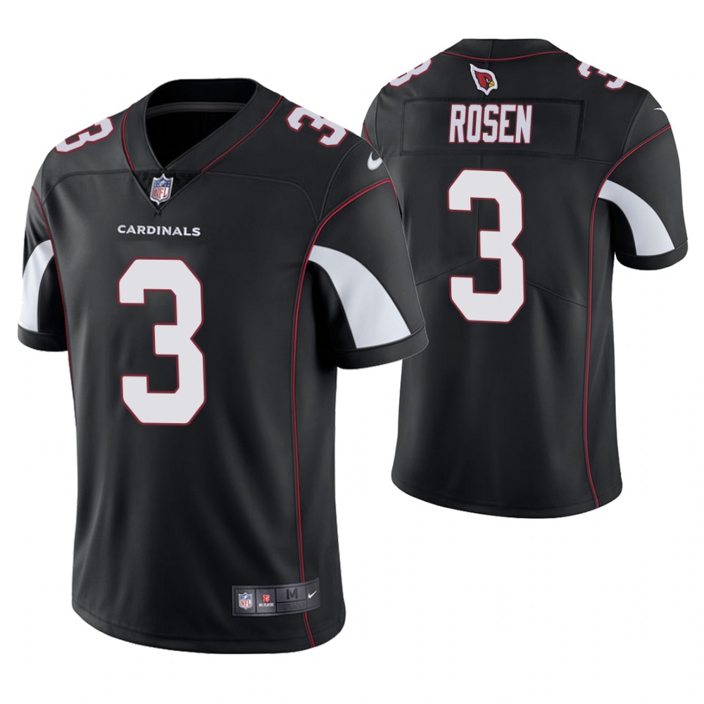Arizona Cardinals #3 Josh Rosen Black Elite Jersey Arizona Cardinals #3 Josh Rosen Black Elite Jersey