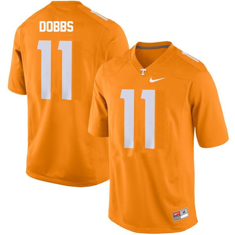 Joshua Dobbs #11 Tennessee Volunteers Orange College Football Jersey