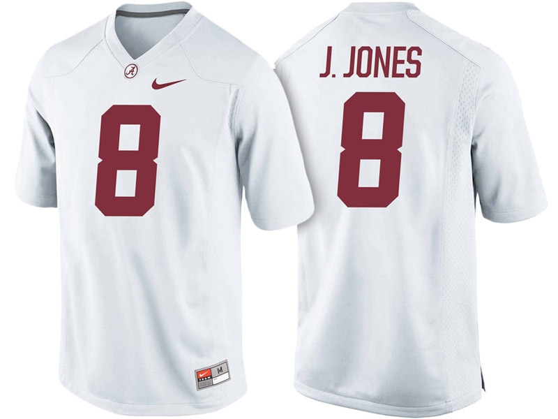 Julio Jones #8 Alabama Crimson Tide White College Football Jersey Julio Jones #8 Alabama Crimson Tide White College Football Jersey